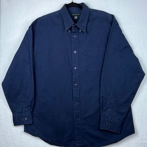 Consensus Men’s Button Up Casual Navy Blue Size XL